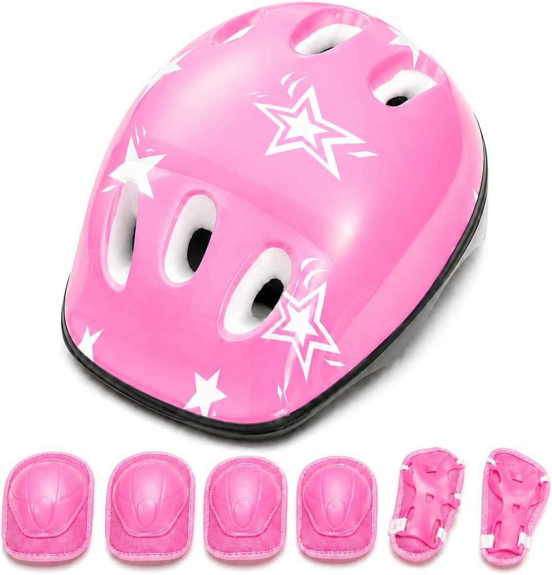 Kit de Proteção Infantil Rosa 7 Peças Melhor Oferta