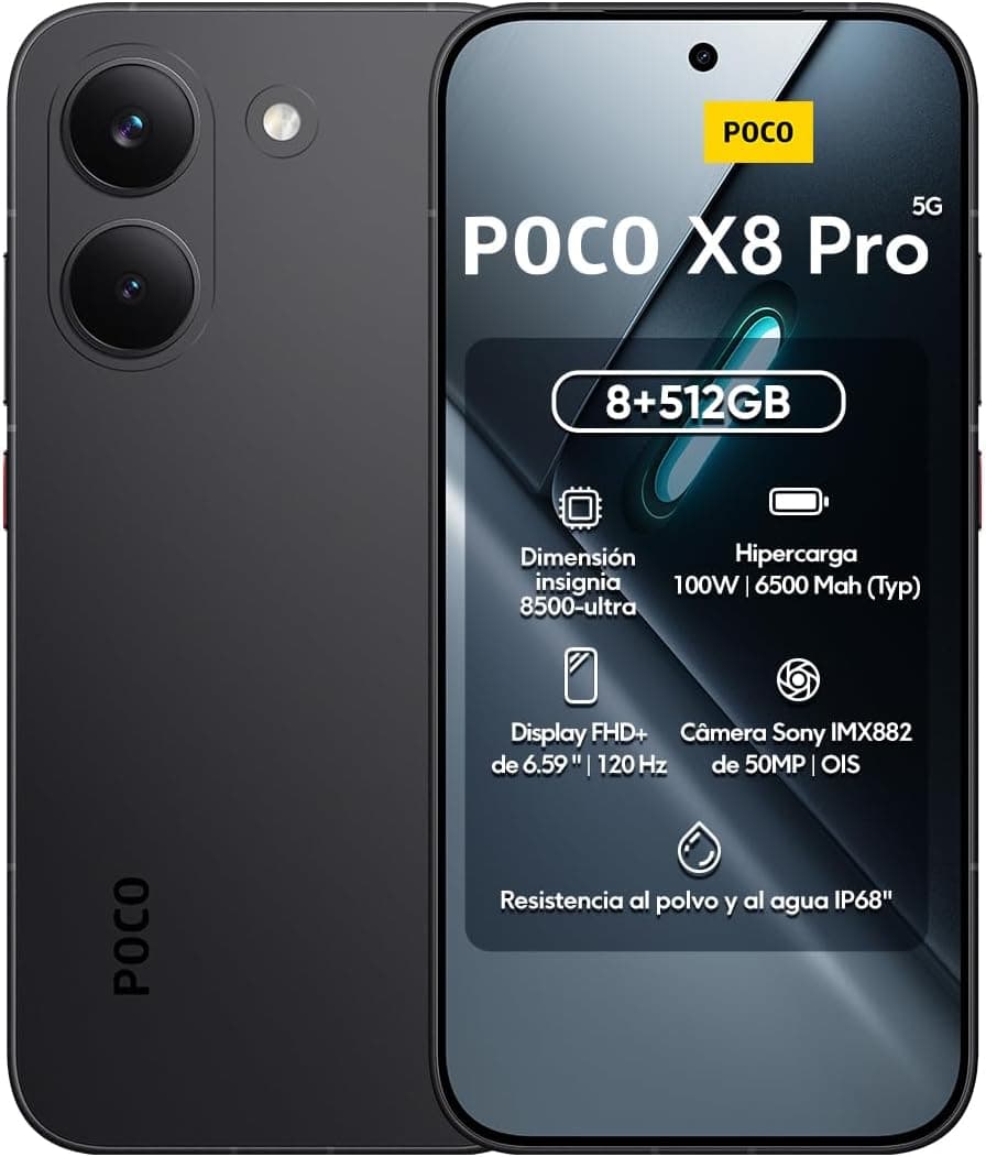 Smartphone Xiaomi Poco X8 Pro 512GB / 8GB Ram - Preto 7% Off