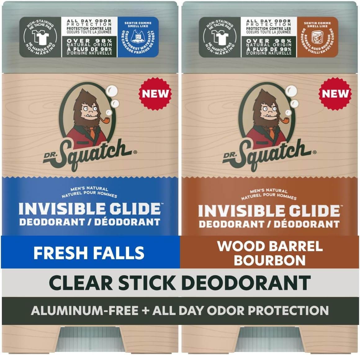 Dr. Squatch Invisible Glide Deodorant - 92% Off