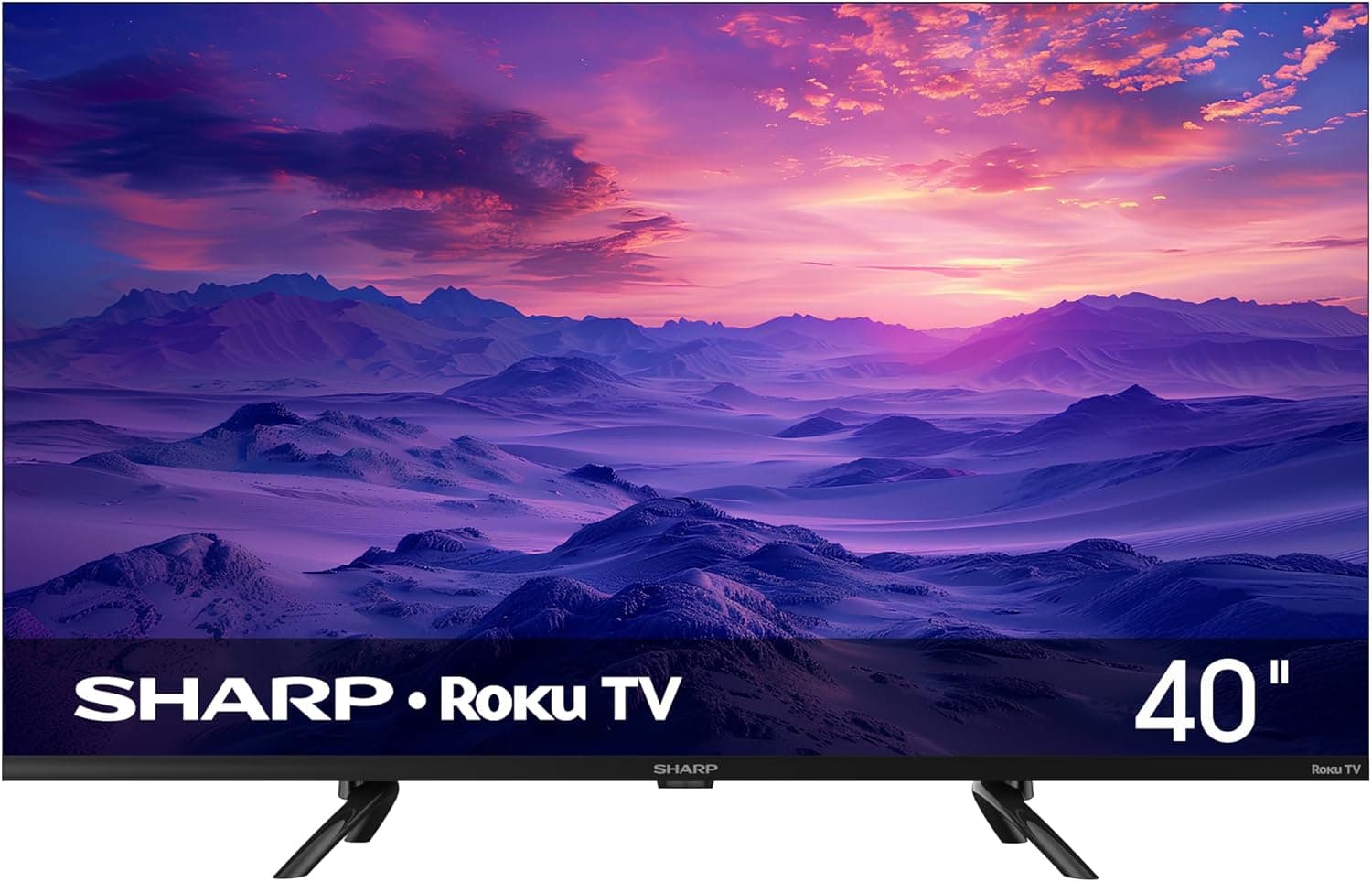 Sharp Smart TV Pantalla 40" LED Roku TV FHD | Resoluci n Full HD | Roku OS Integrado | Wi-Fi | Dolby