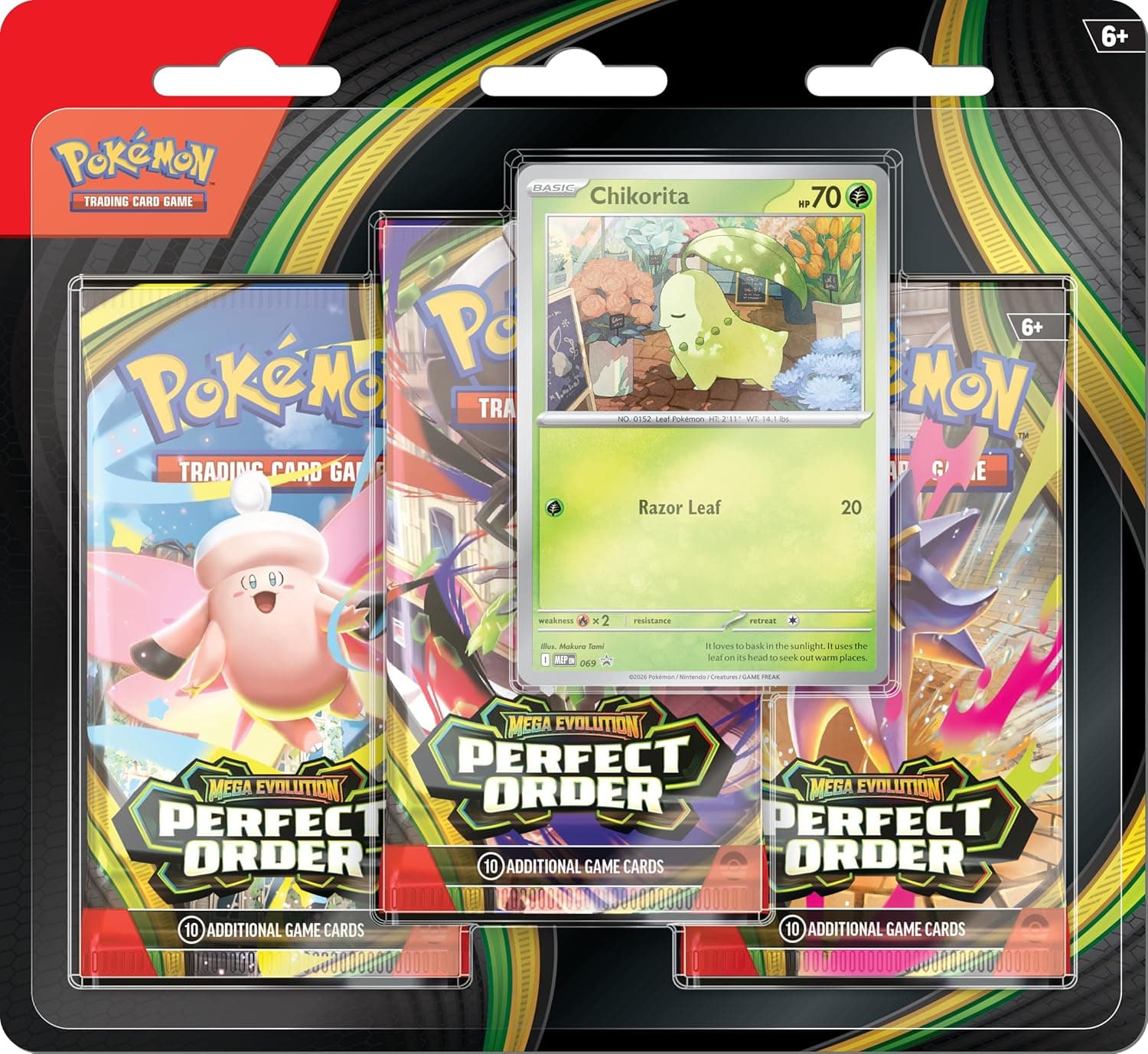 Pokémon TCG Mega Evolution 3-Booster Blister Best Deal