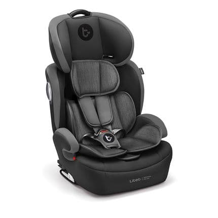 Cadeirinha Infantil para carro Safemax Fix 2.0 Isofix 9-36 Kg Cinza Litet - BB460OUT [Remanufaturado] BB460OUT