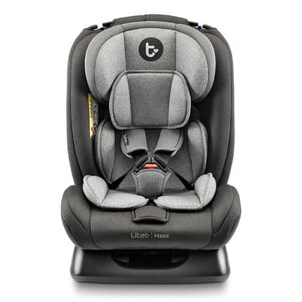 Cadeirinha infantil para carro Litet Mass 0-36kg Preta e Cinza - BB458OUT [Reembalado] BB458OUT