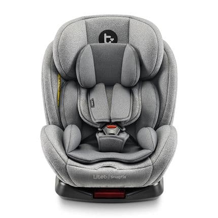 Cadeirinha Infantil para carro 0-36 Kgs Isofix Com Rotação Snugfix Cinza Litet - BB454 BB454