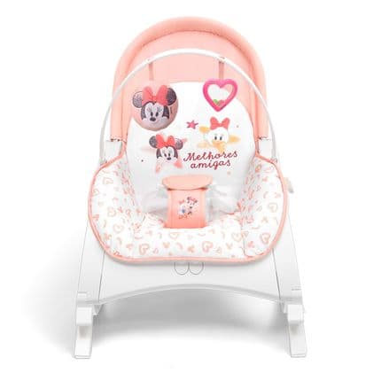 Cadeira de Descanso Vibratória Musical Happy Hop Minnie 0-20Kg Rosa - BB482OUT [Reembalado] BB482OUT