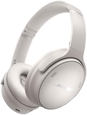 Bose QuietComfort Wireless Noise Cancelling Headphones White Smoke Pack of 1