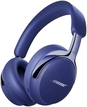 Bose QuietComfort Ultra Bluetooth Headphones (2nd Gen), Wireless with Spatial Audio, Over Ear Noise Cancelling with Mic, Up to 30 Hours of Play time, Midnight Violet - Limited (128g, Black) 