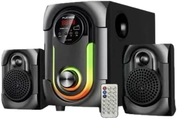 مكيف صوتي 2.1 كانالي موزع مع كابلات USB، SD Card & AUX و Bluetooth