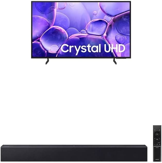 Combo Smart TV 65' Crystal UHD 4K U8100F + Soundbar HW-B450F - Melhor Preço