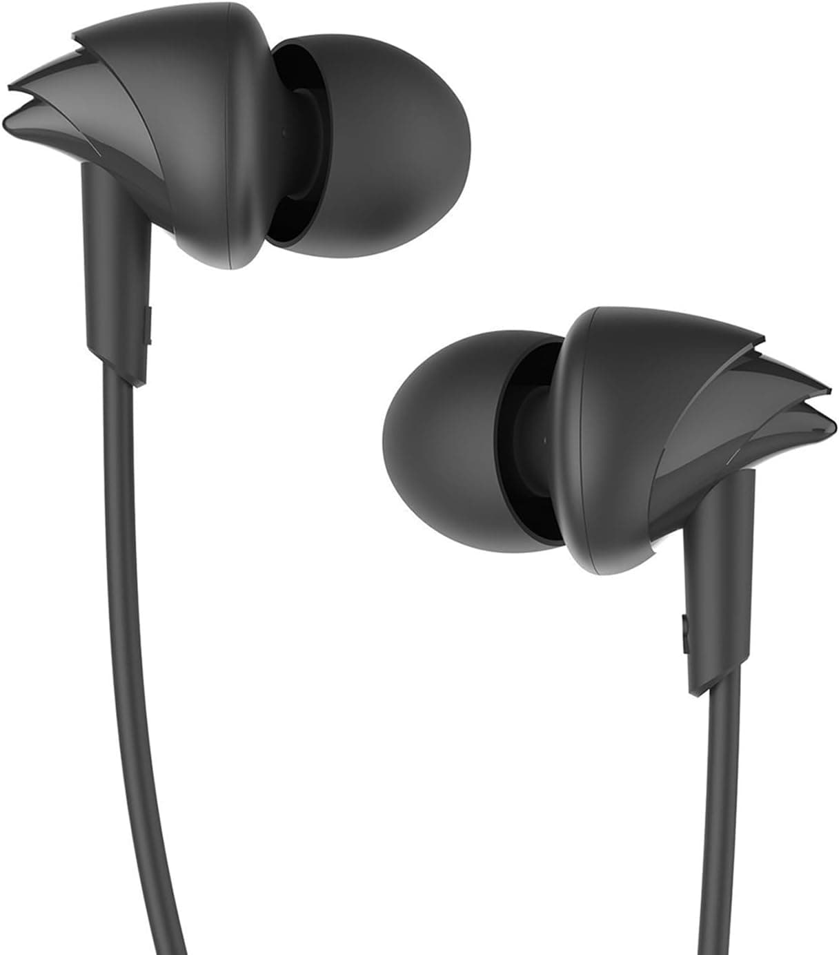 BassHeads 100 in-Ear Headphones with Mic (Black) (No Rating Data Available) (1 Pack)