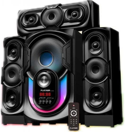 4.1 Platinum Channel Home Audio Subwoofer Speaker System with Bluetooth