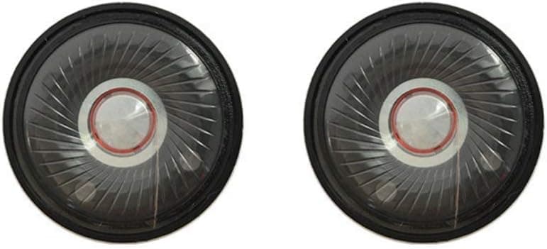 NIHENHAO 2PC Black 50mm Driver per Altoparlanti 32 Ohm 112db HiFi