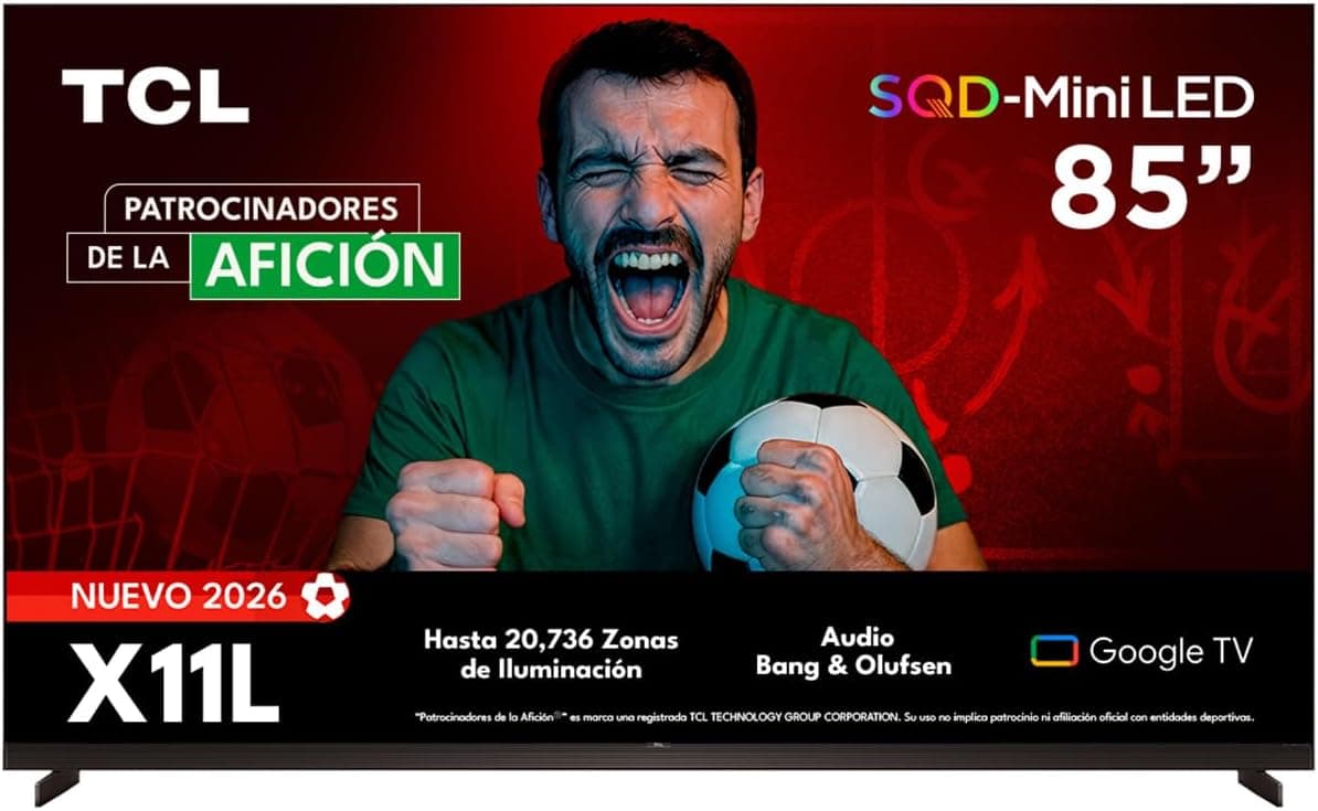 TCL 85X11L 85" Pantalla SQD-MiniLED Smart TV