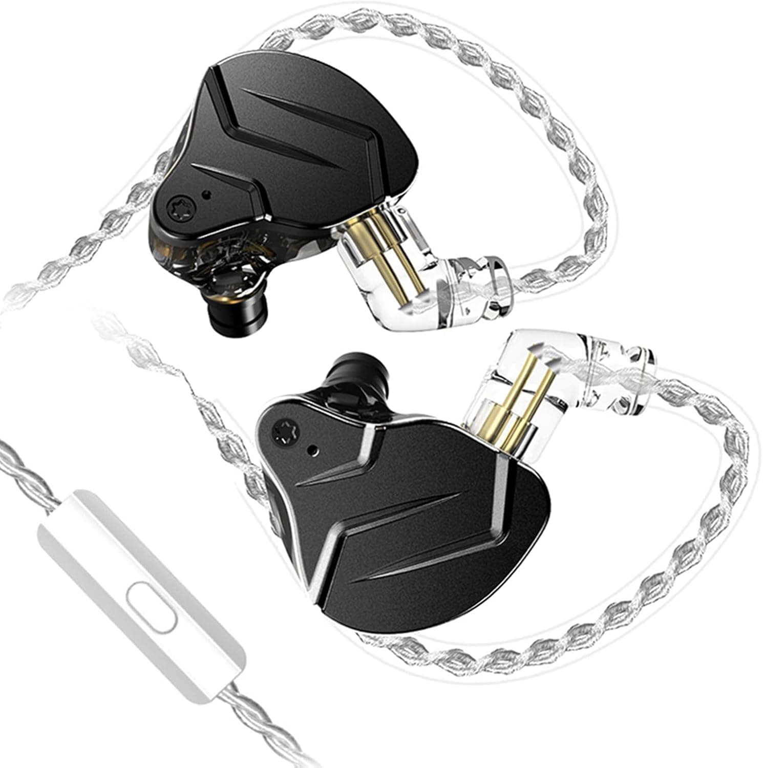 SUCHAWKI DIY S uchawki 1BA + 1DD Hybrydowy Sterownik HIFI DJ Running Sport