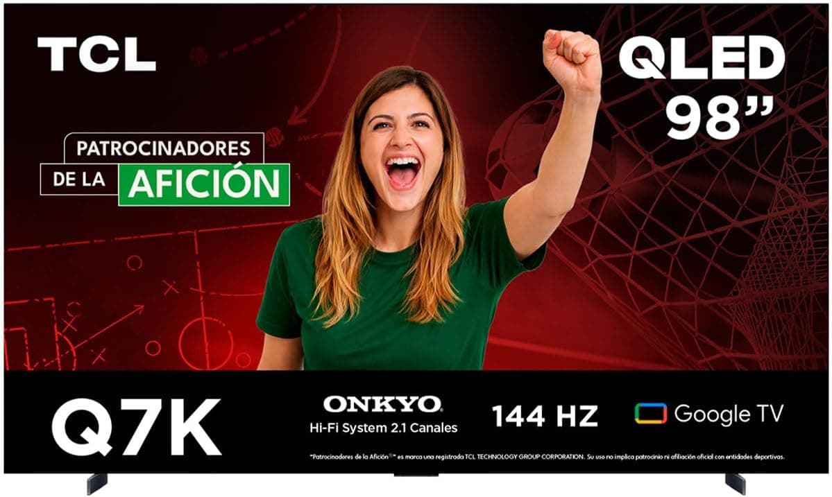 TCL Smart TV 98" 98Q7K Google TV QLED 4K 12% Off
