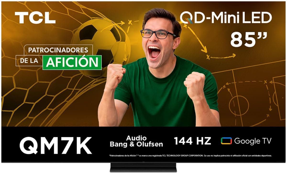TCL 85QM7K Pantalla 85" Mini-LED 4K QLED Smart TV