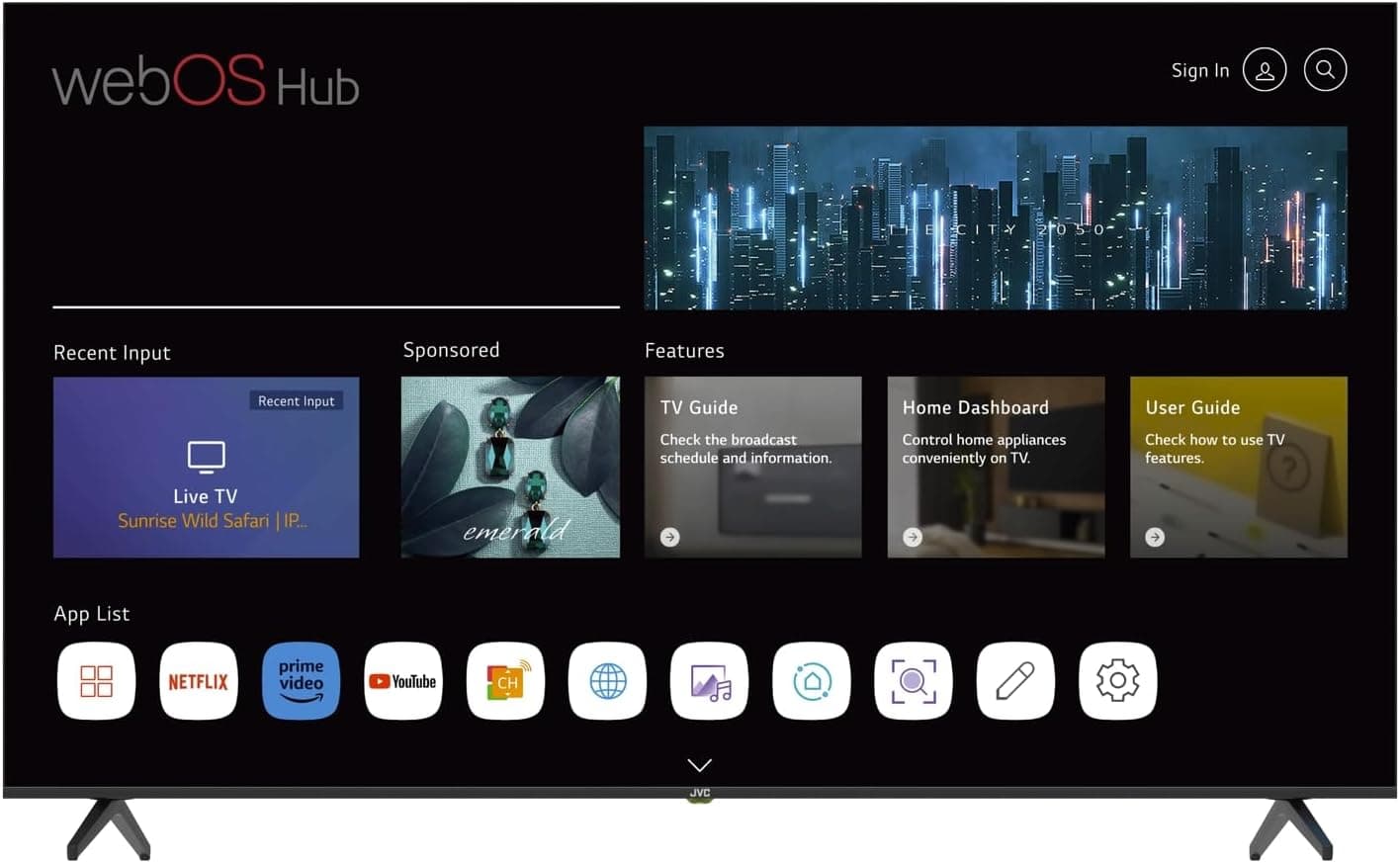 75 بوصة QLED 4K جي في سي أفضل عرض