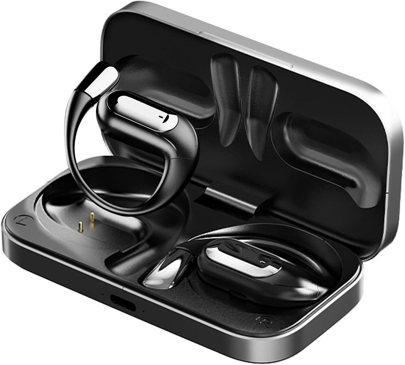 INFOUSN Open-ear Headphones - 16mm Speakers, Bluetooth 5.4 Earbuds, AI Call Noise Cancellation, 60H