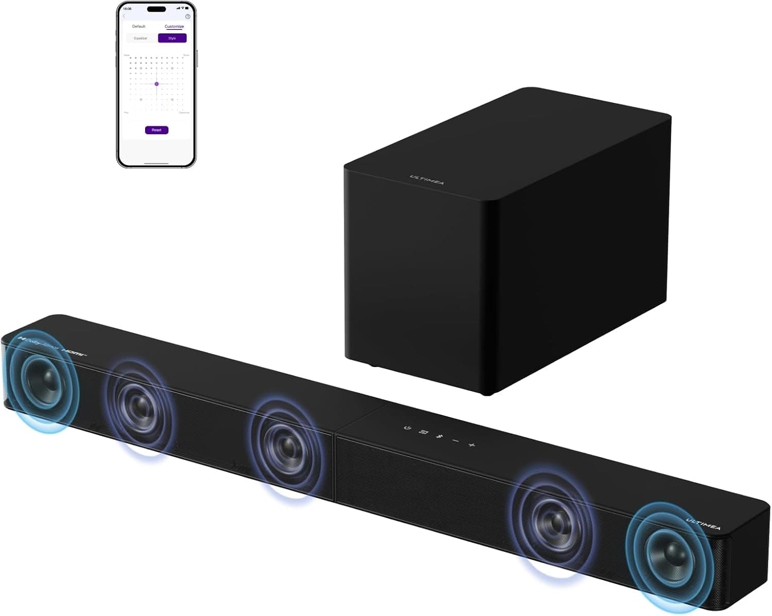 ULTIMEA 5.1ch Soundbar con Dolby Atmos Sconto del 10%