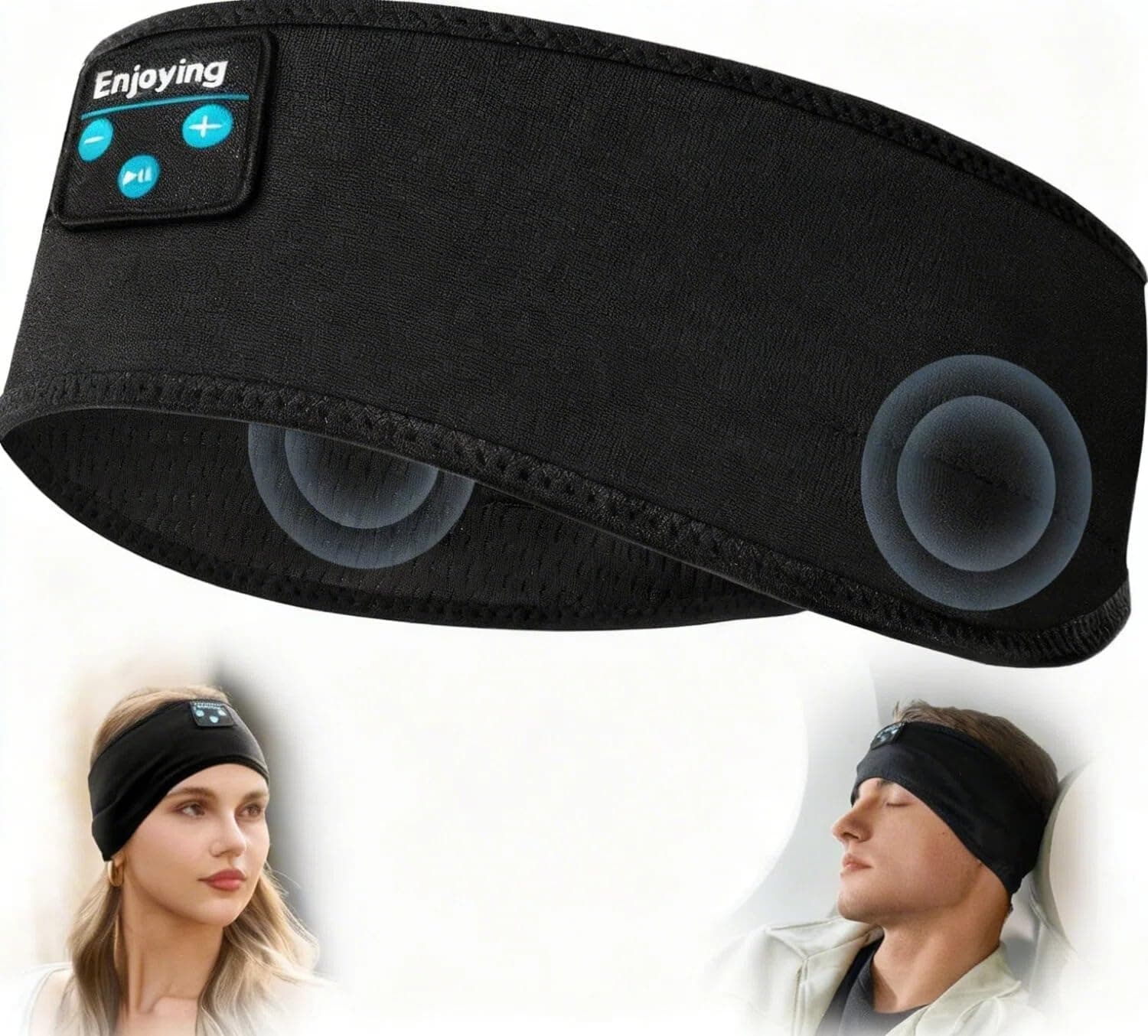 Sleep Headphones Bluetooth 5.4 Headband, Wireless Sleeping Headphones for Side Sleepers with Ultra-T