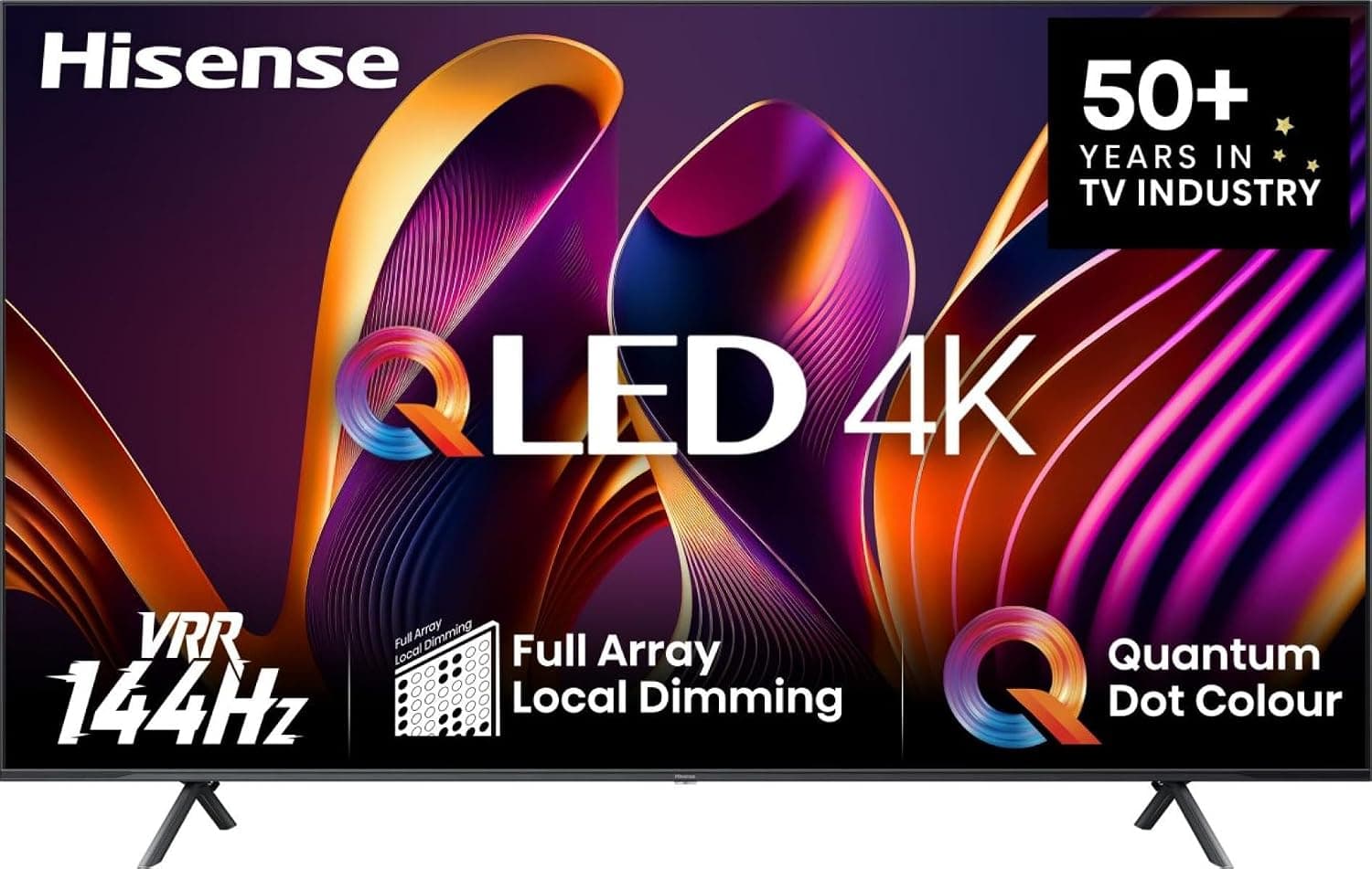 hisense 75 بوصة ذكي QLED 4K Ultra HD Dolby Atmos AI Picture 21% Off