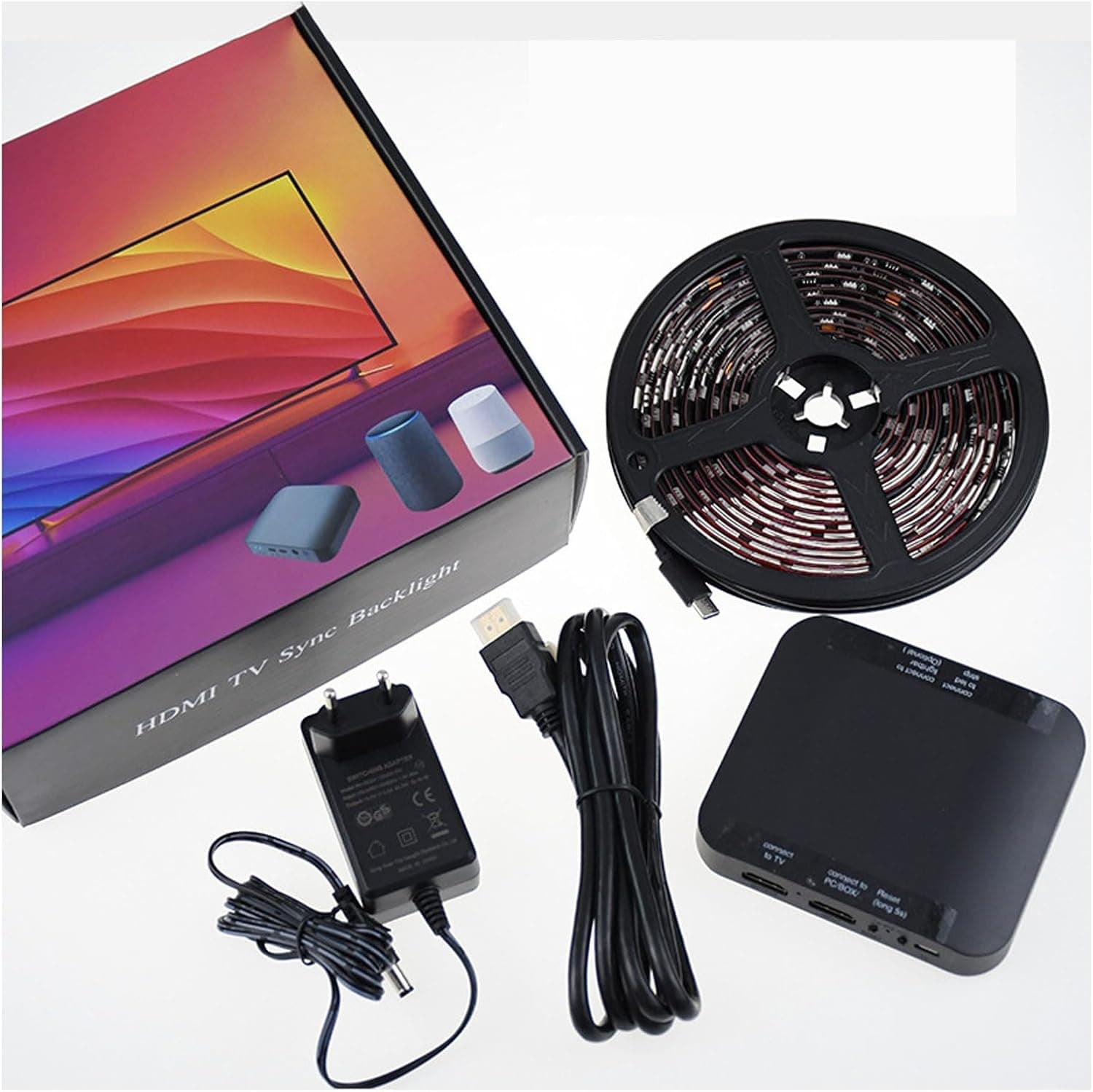 LED TV Baklysning Strågljus Sync till TV för 75-85インチ TV PC Intelligenta APP Kontroll Best Price