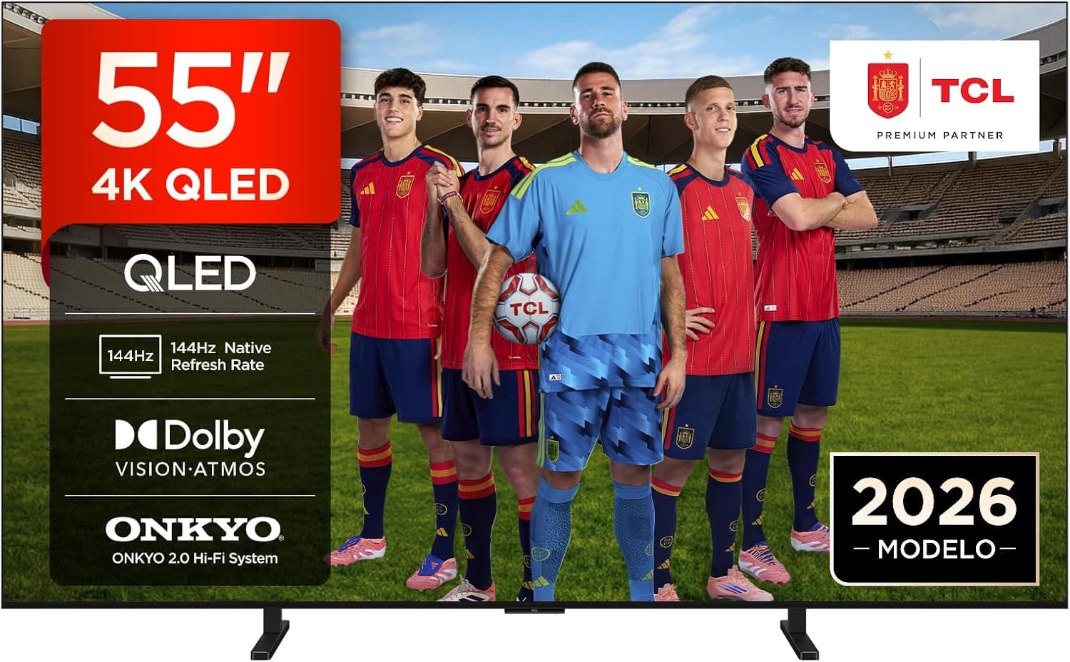 Mejor Oferta - Televisor TCL 55A400 QLED 4K 144Hz 55 Pulgadas Mejor Precio