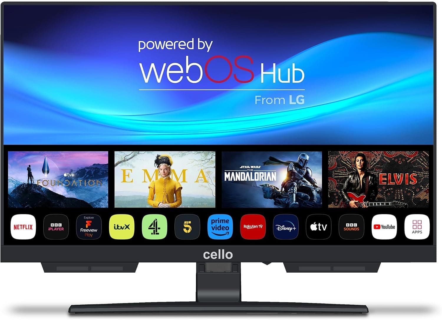 Cello C1924WSH 19" SMART TV, Edgeless, Trippel Tuner, Bluetooth, WebOS. Bästa Priset!