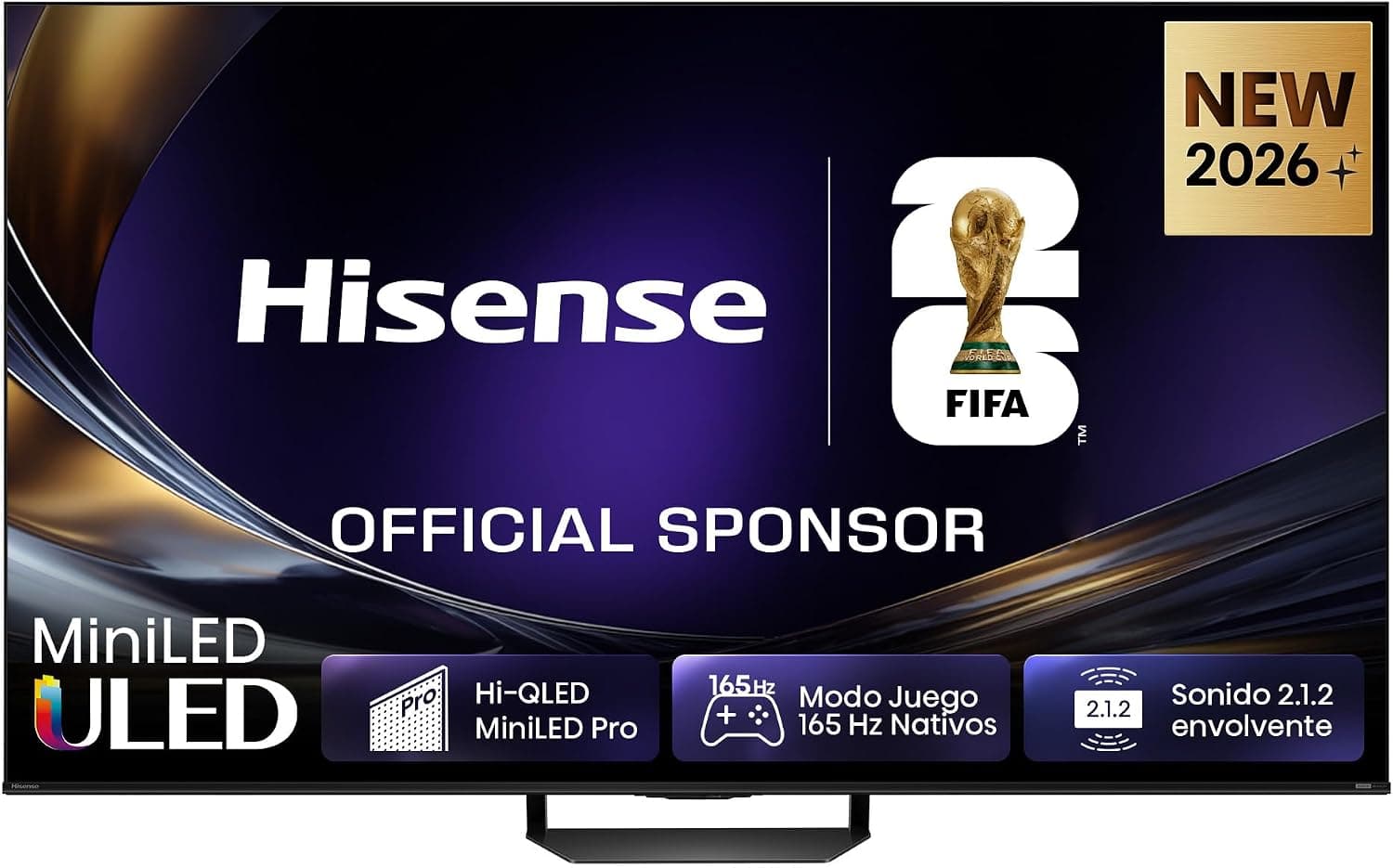 Hisense 85U7S Pro - TV Inteligente MiniLED 85" Hi-QLED, 165Hz, Sonido 2.1.2, Anti-Reflejos. Best Price