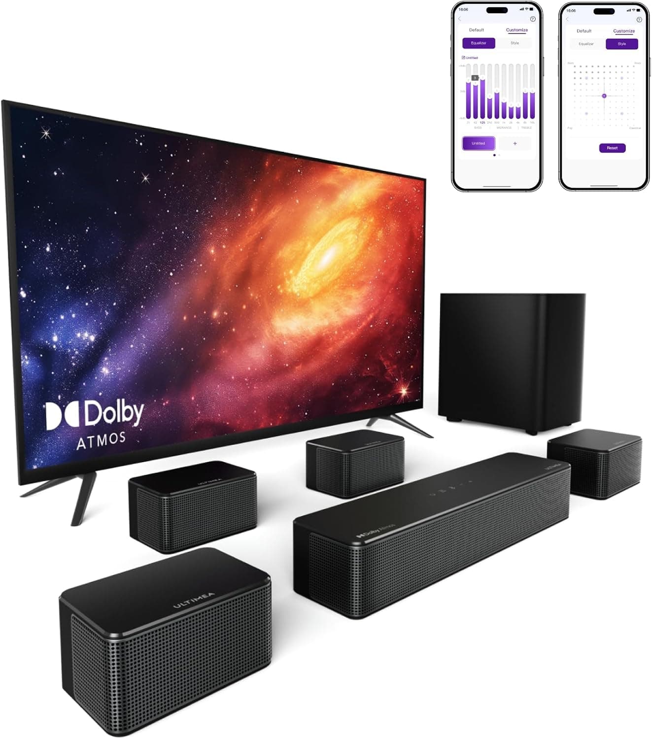 ULTIMEA Soundbar 7.1 Canal com Dolby Atmos Melhor Preço
