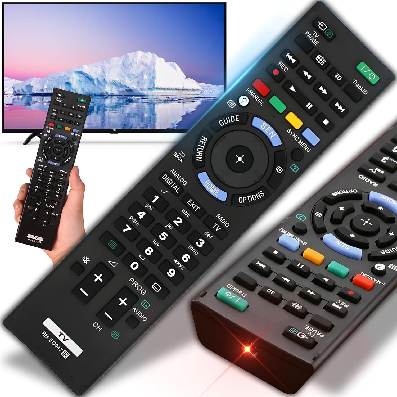 Retoo Universele Afstandsbediening voor Sony Bravia, 4K OLED Smart TV, TV Afstandsbediening - Beste Prijs!