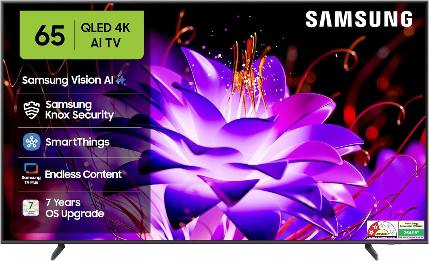 65 इंच विश्वास्य AI 4K चैनल QLED TV - 35% Off