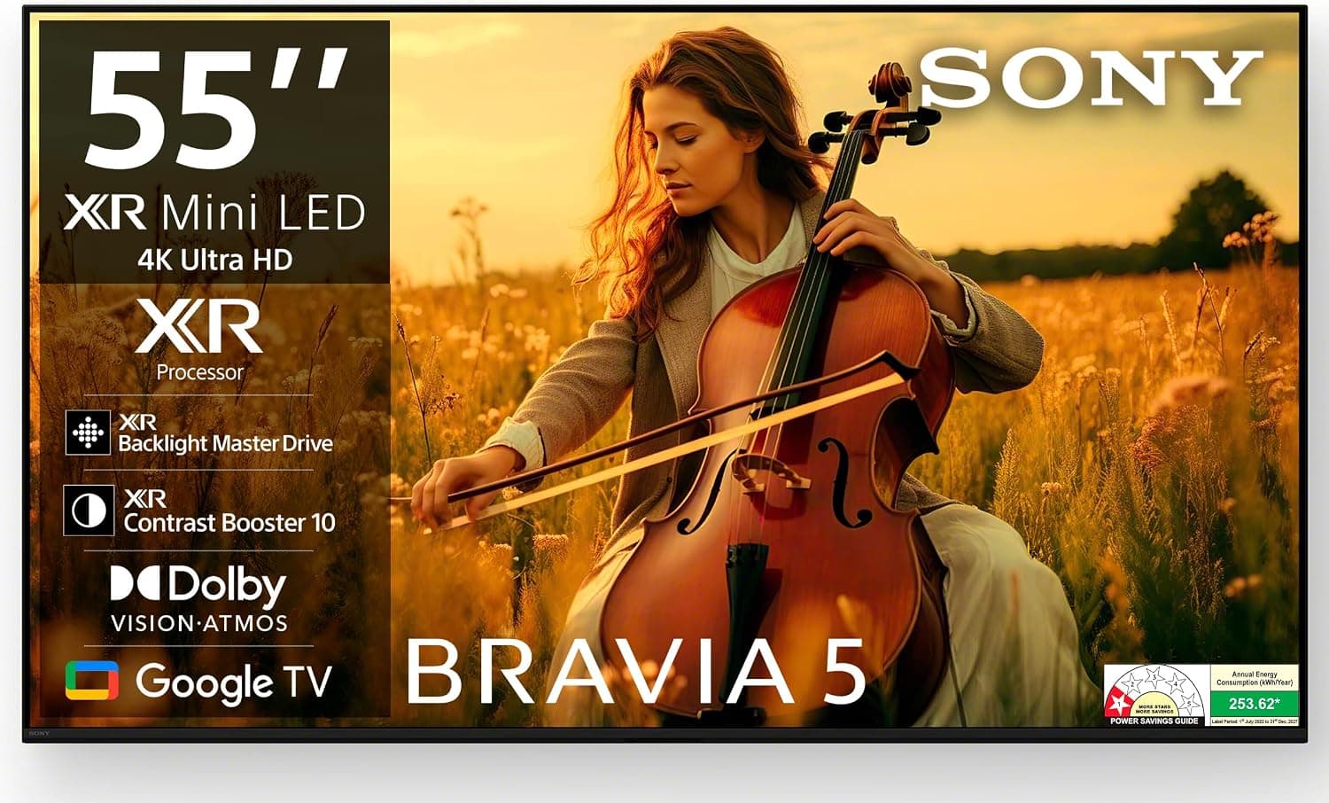 55 인치 삼성 BRAVIA K-55XR55A 미니 LED 구글 TV 30% छूट