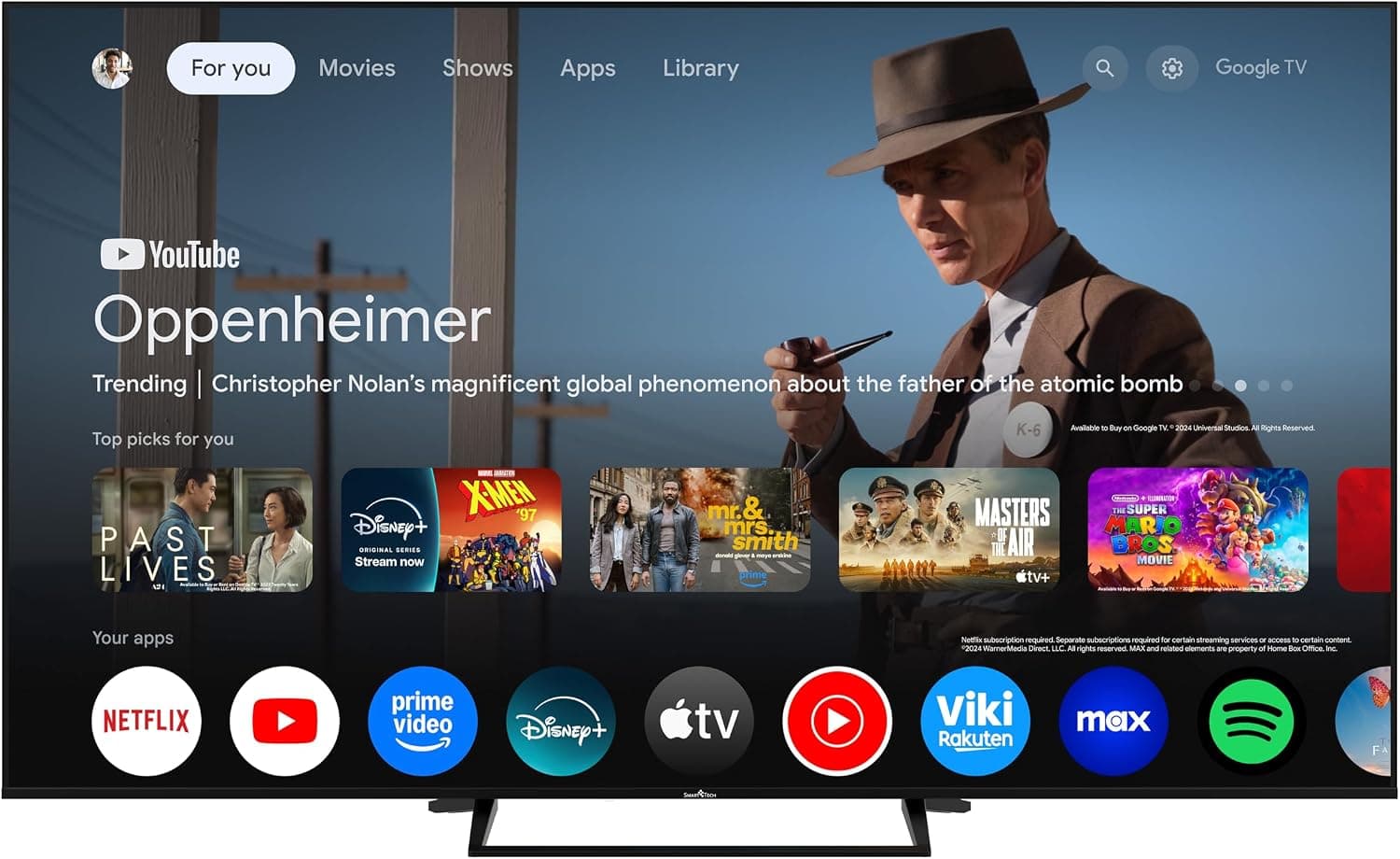 Meilleur prix Smart Tech QLED TV 4K UHD 75" - 75QG06K Google TV