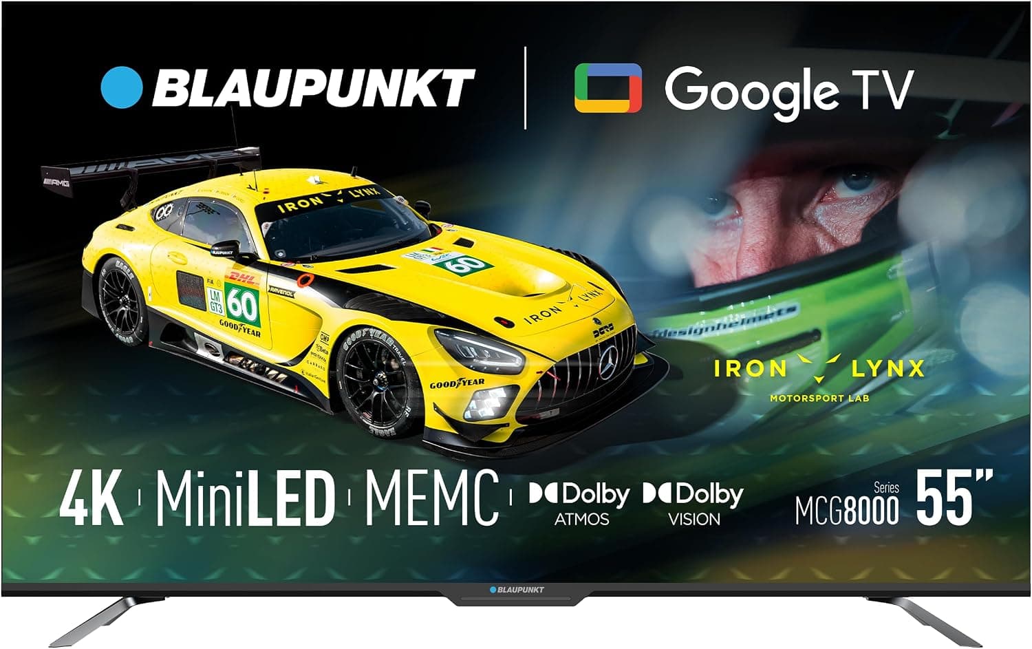 تلفزيون بلاوپينك 55 بوصة Full HD مع LED Mini مع Google TV وAlexa أفضل سعر