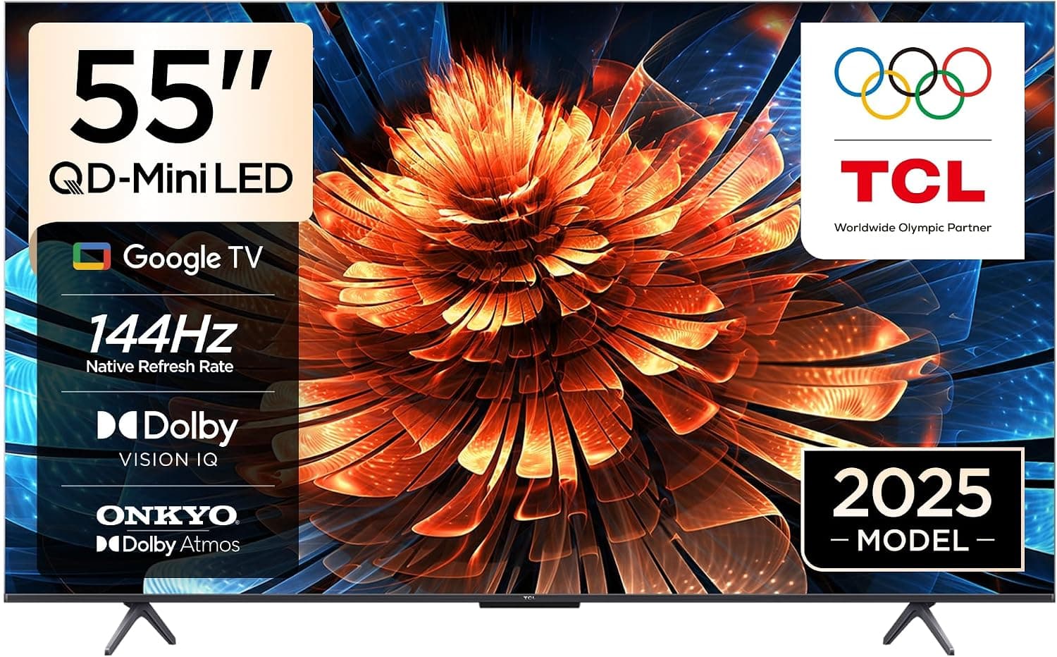 - TCL 55Q6C تلفزيون ذكي 4K QD-Mini LED 55 بوصة مع HDR 10+ وGoogle TV بأفضل سعر
