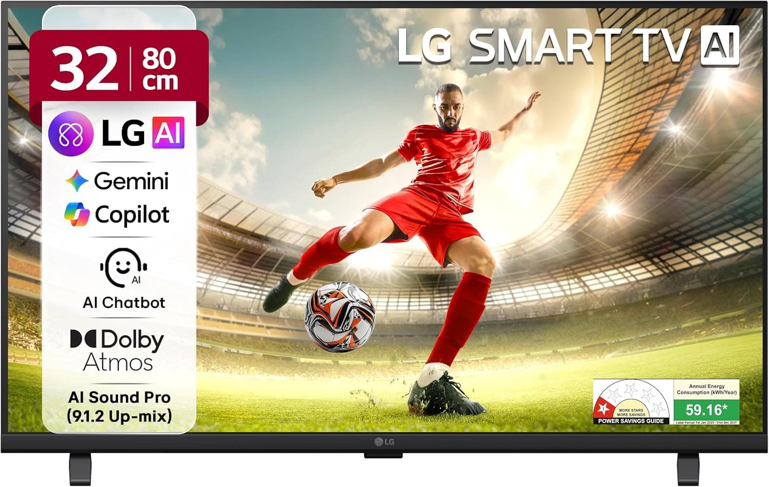 80 सेमी LG AI शॉट्यूट वीएस LED TV 32LB655BPLA Save 27%