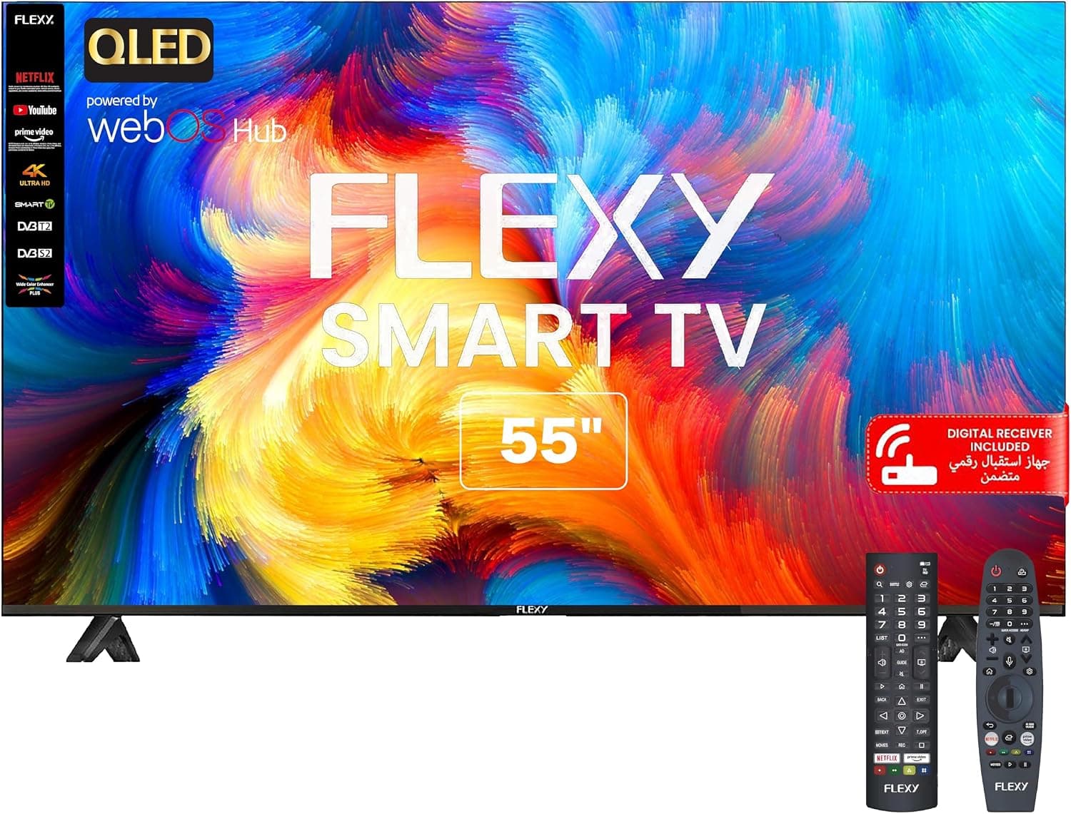 телيفزيون QLED 55 بوصة FLEXY أفضل سعر