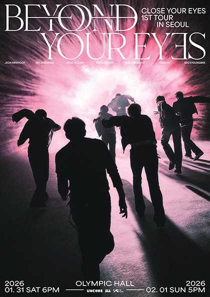 CLOSE YOUR EYES 1ST TOUR [BEYOND YOUR EYES] - 香港站
