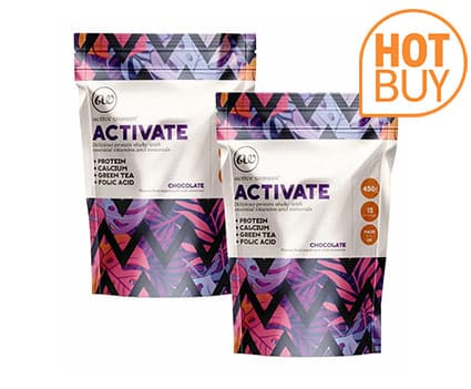 Active Woman Activate Protein & Energy Shake • 2 x 450g • In Chocolate and Strawberry