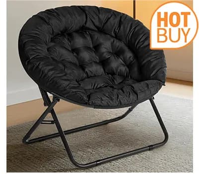 Idea Nuova Oversized Saucer Chair • In 2 Colours