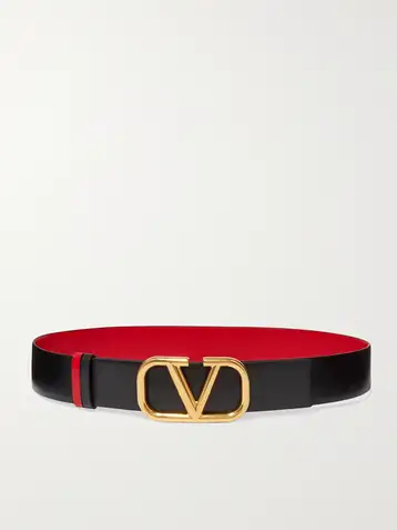 VALENTINO GARAVANI VLOGO reversible leather belt