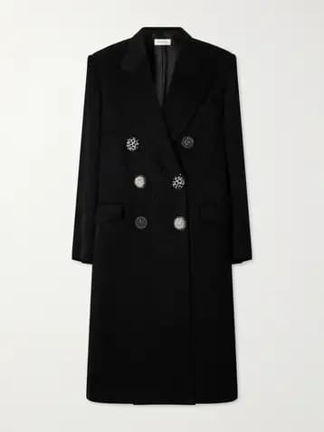 DRIES VAN NOTEN Rosea embellished floral-jacquard coat