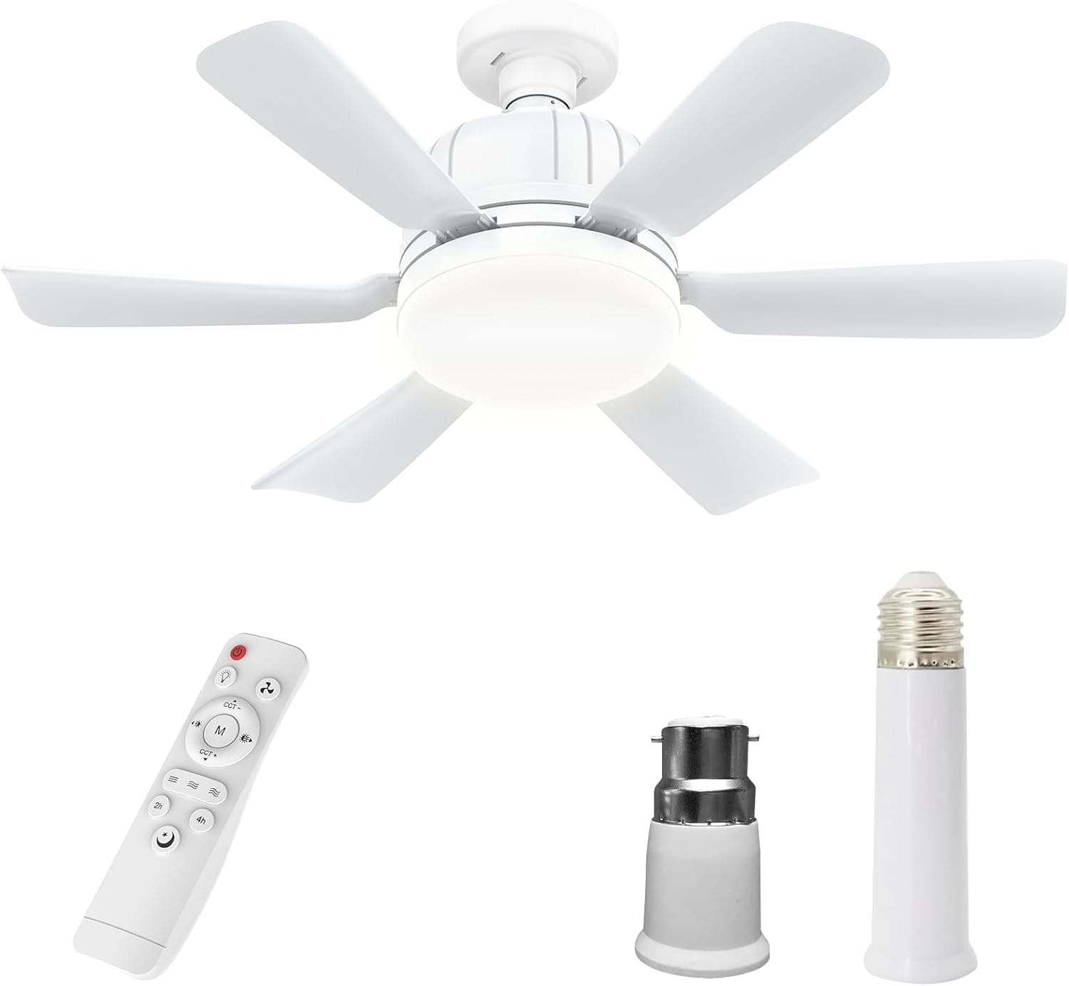 E27 Dimmable LED Light Fixture with 3 Speeds & 3 Color Temperatures, Mini Timer