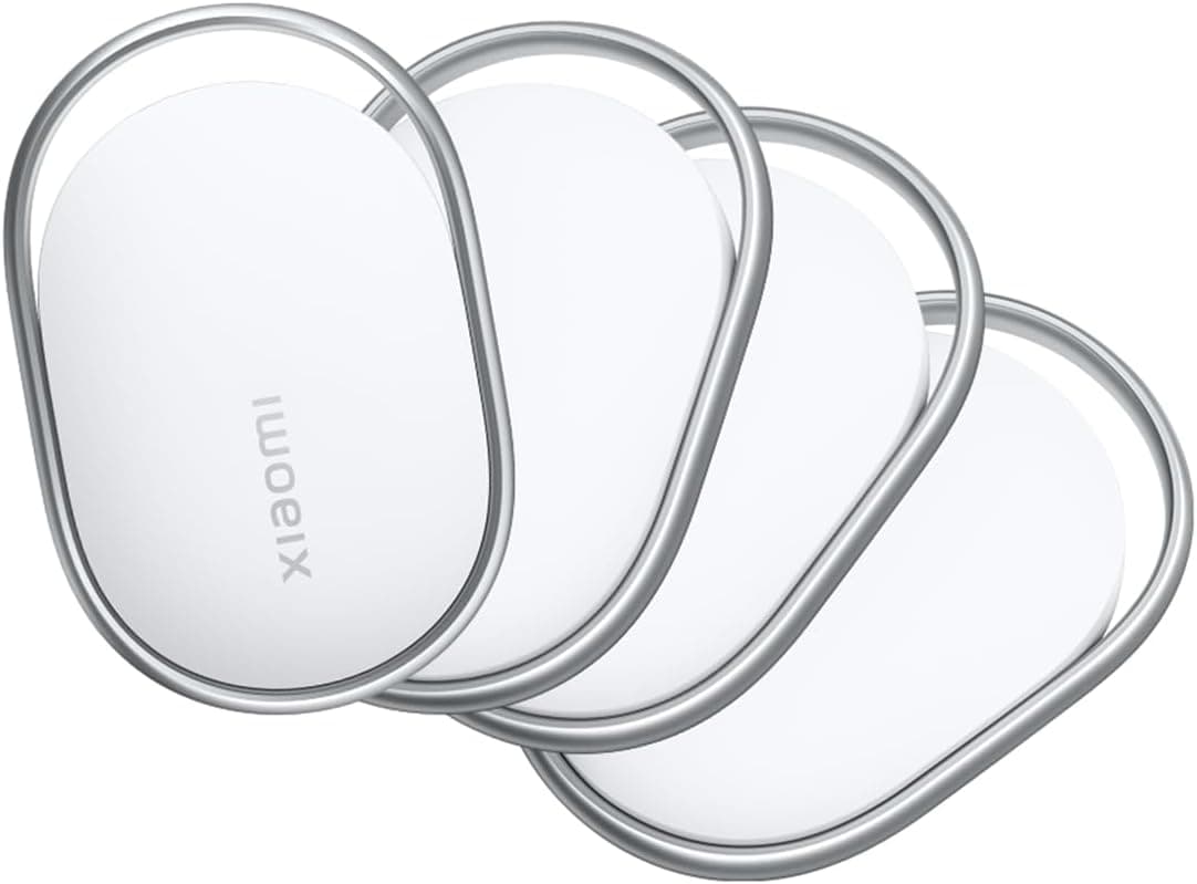 Xiaomi Tag Smart Air Tracker Tag, Compatible with Apple Find My (iOS) and Google Find Hub (Android) for Keys, Luggage, Wallet - Small, Black, 2 Pack