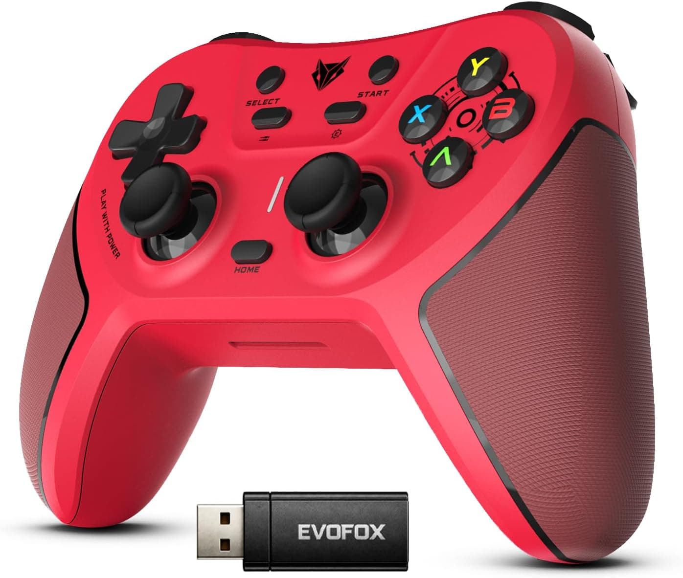 EvoFox One S V2 Universal 3-Mode Wireless Gaming Controller 1000Hz HallSense Precision Joysticks BT 2.4GHz & Wired Macros for PC,PS5,PS4, Mac, Android, iOS