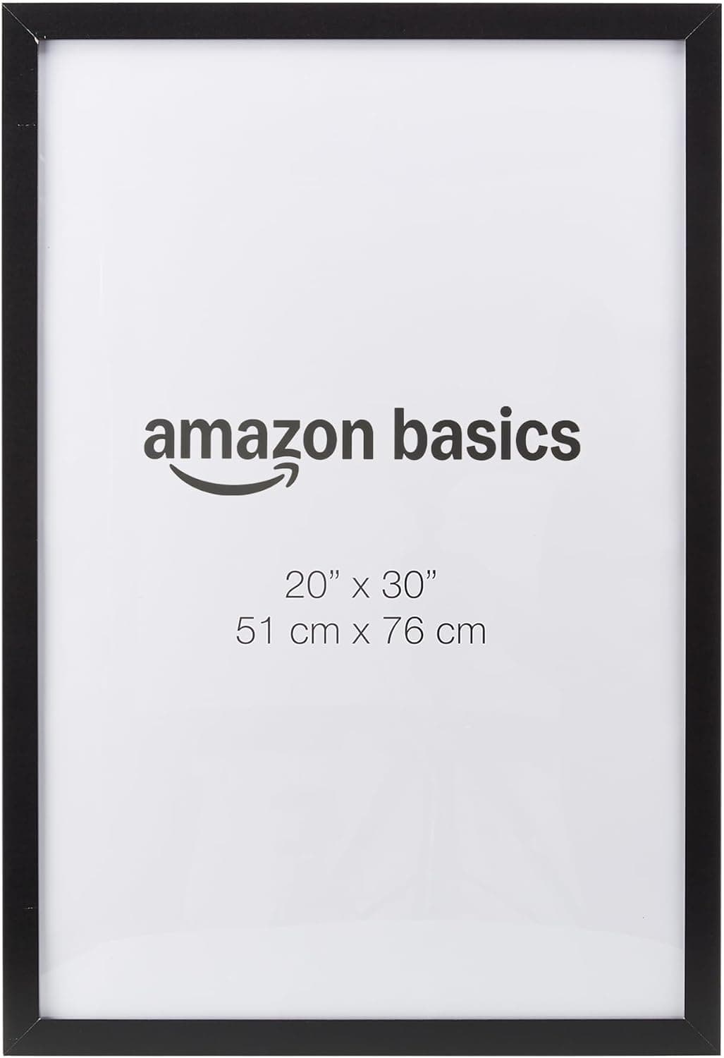Amazon Basics rektangul r affisch-/fotoram i tr , 51 x 76cm, svart