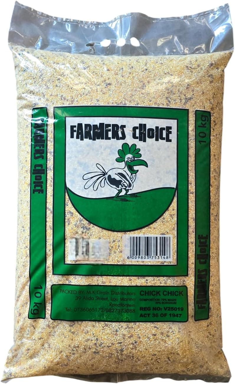 Farmer's Choice Chick Chick Poultry Feed 70% Maize 30% Sorghum Blend 10kg
