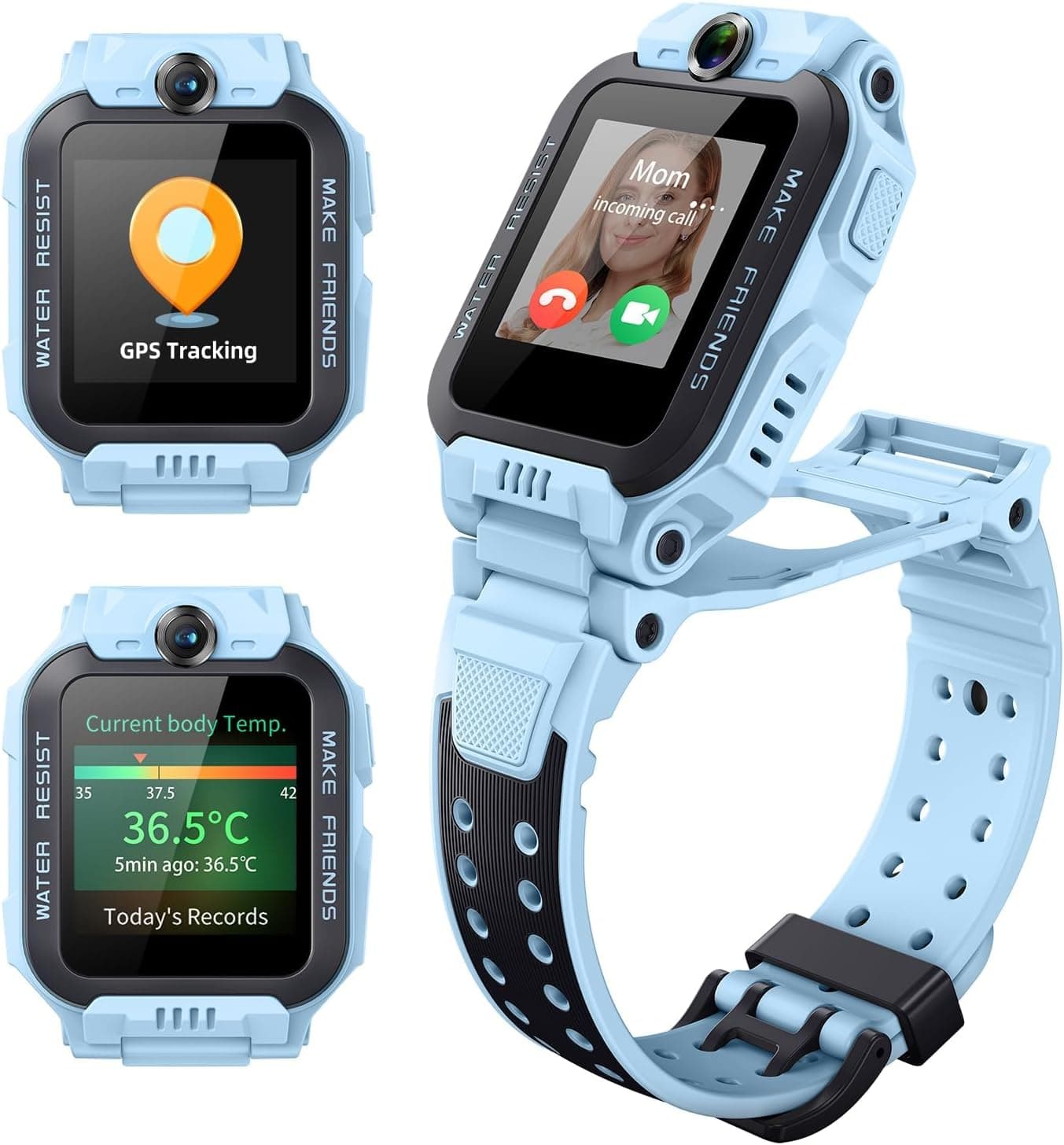 imoo Z7 Kinder Smartwatch met Telefoon, Kinder Smartwatch, Kinder Smartwatch met Telefoon Oproep en Langdurig Video