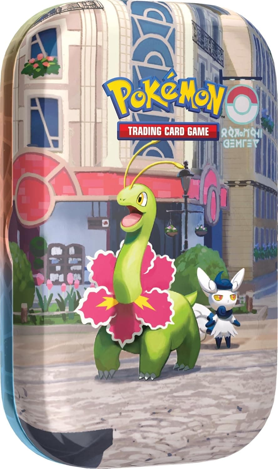 Pok mon minicatola da collezione Luminopoli (Meganium e Meowstic) del GCC Pok mon